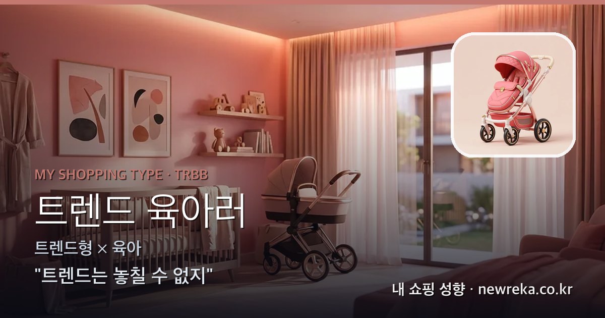 트렌드 육아러 쇼핑 성향 이미지